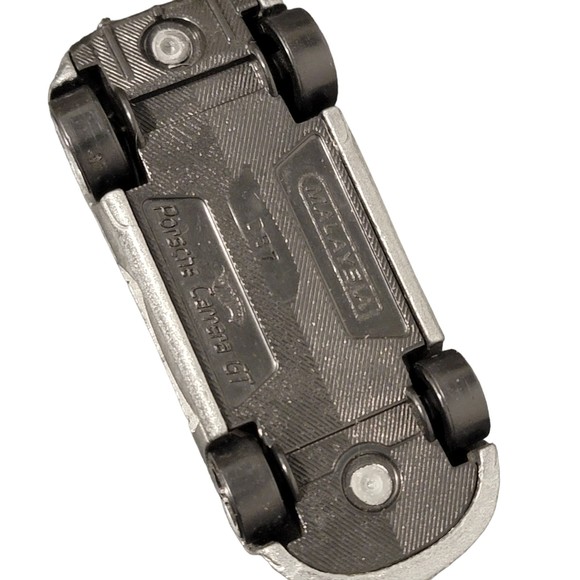 Vintage Hot Wheels Porsche Carrera GT Silver Lightweight Portable‎ Die Cast Cars - Picture 8 of 9